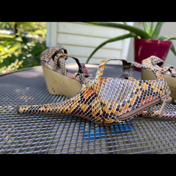 Michael Antonio Snakeskin Women's High Heel Sandals size 7.5 - Picture 6 of 7